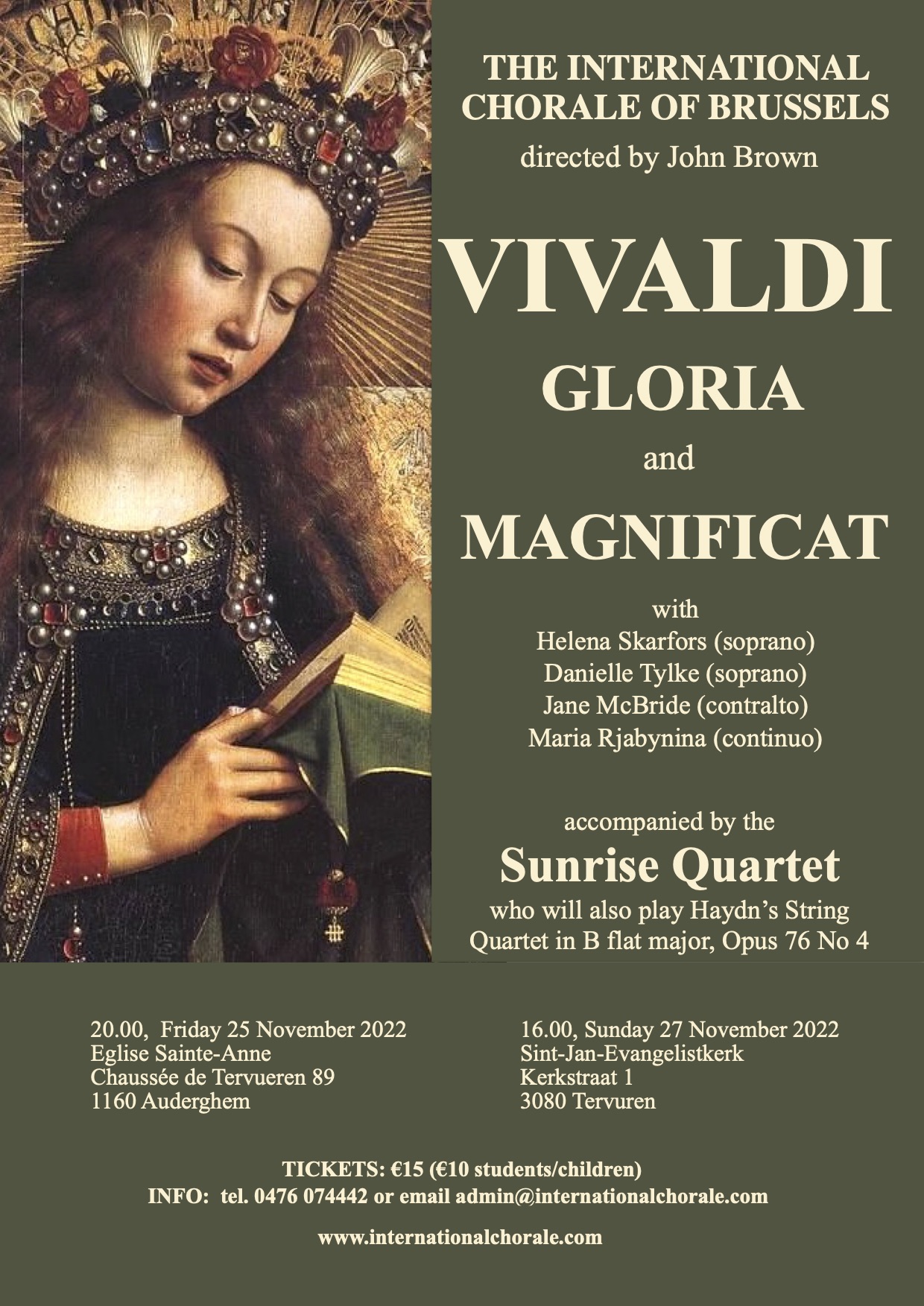Vivaldi Gloria & Magnificat | International Chorale of Brussels